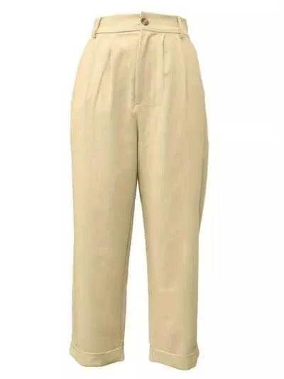 Full Size High Waist Pants -- 
