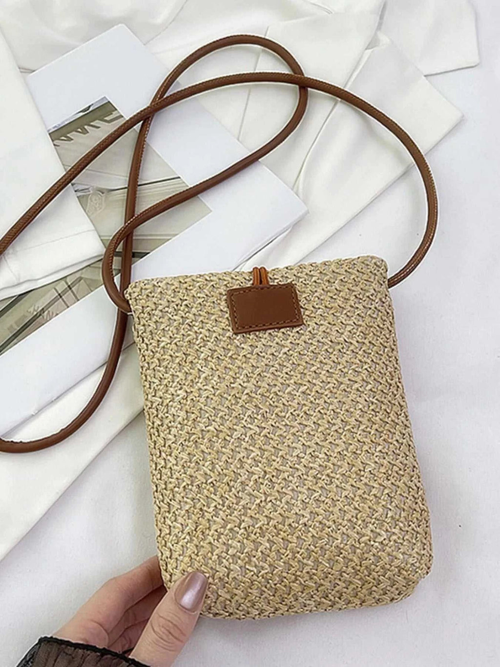 Straw Woven Crossbody Bag