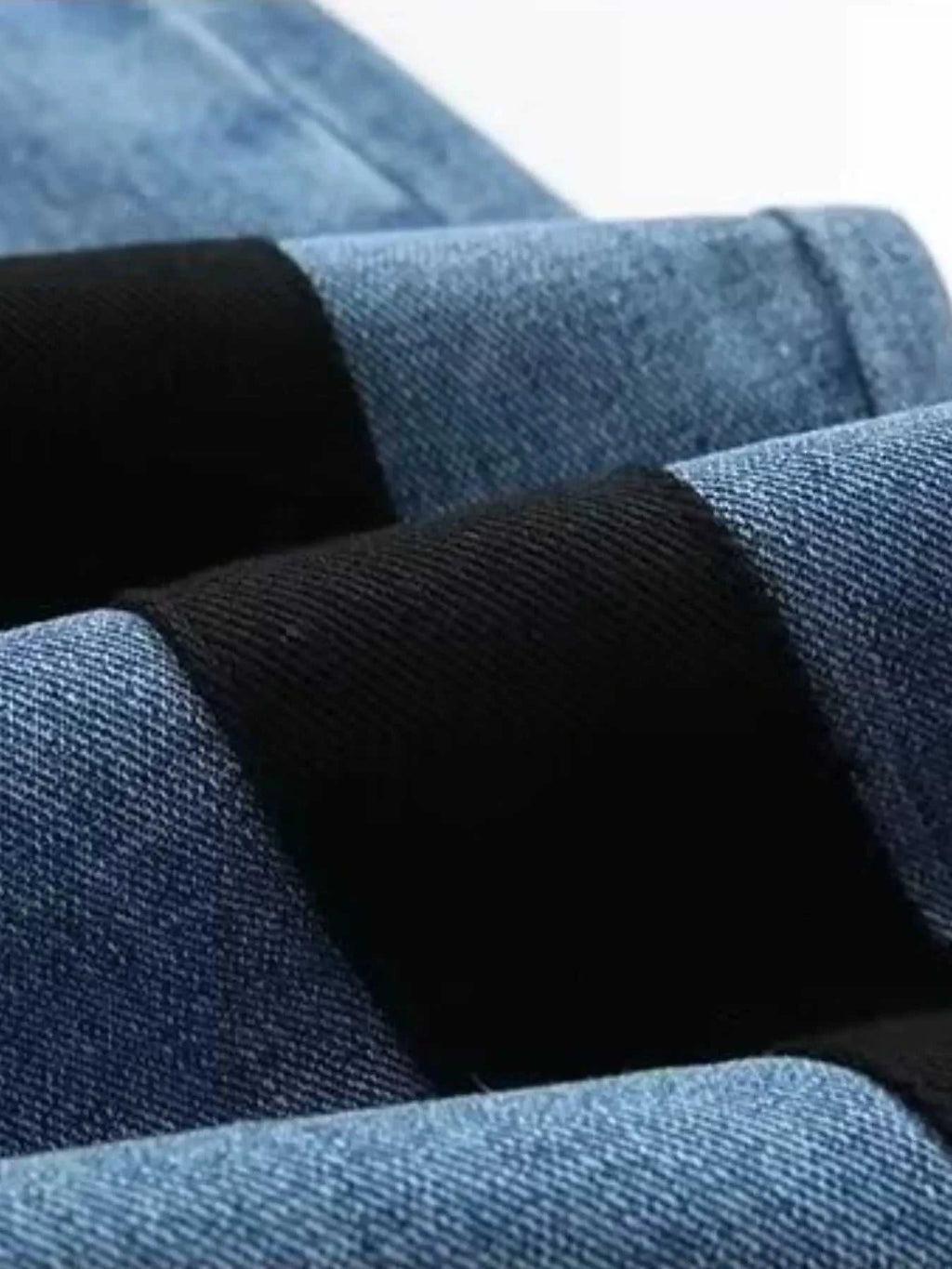 Men's Plus Size Button Up Vest and Pants Denim Set