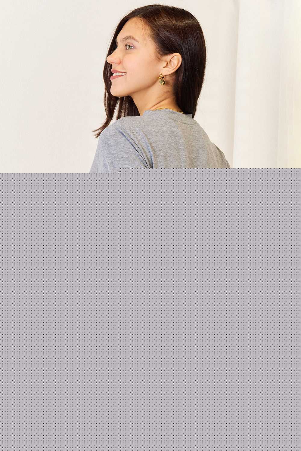 Simply Love Heart Graphic Cuffed Short Sleeve T-Shirt