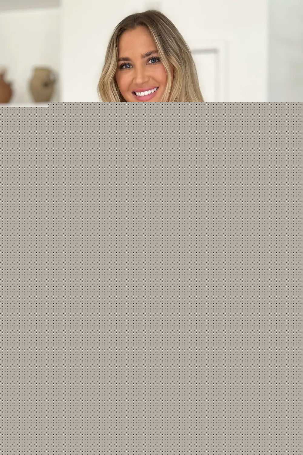 Double Take Full Size Cable-Knit Round Neck Cap Sleeve Sweater -- 