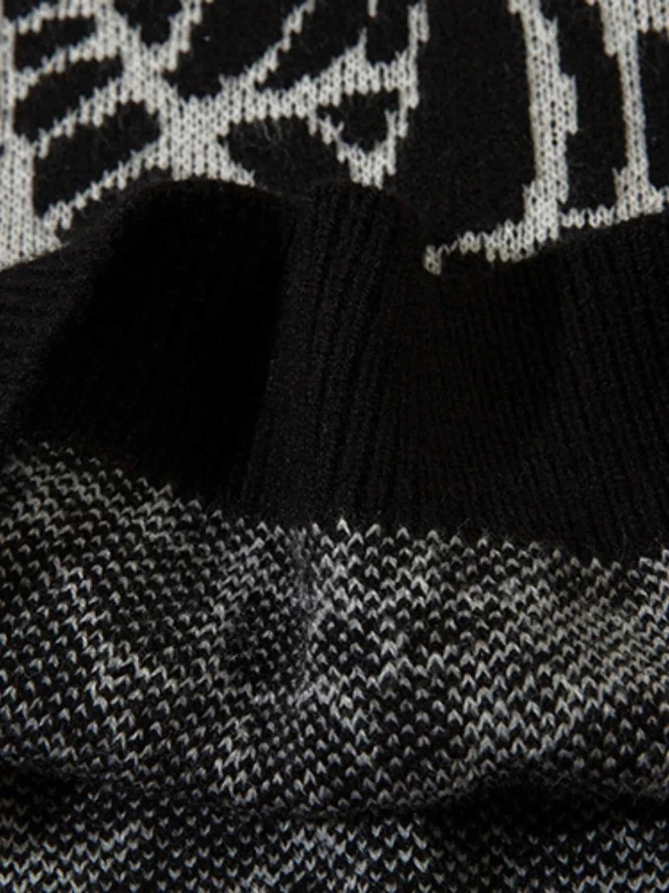 Men's Spider Web V-Neck Sweater Vest