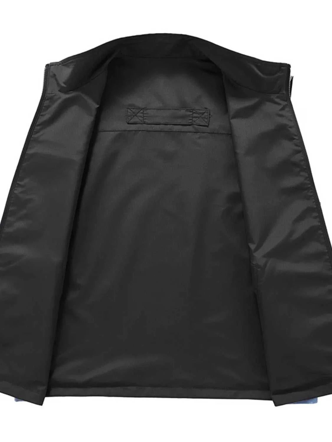 Men's Plus Size Zip Up Vest