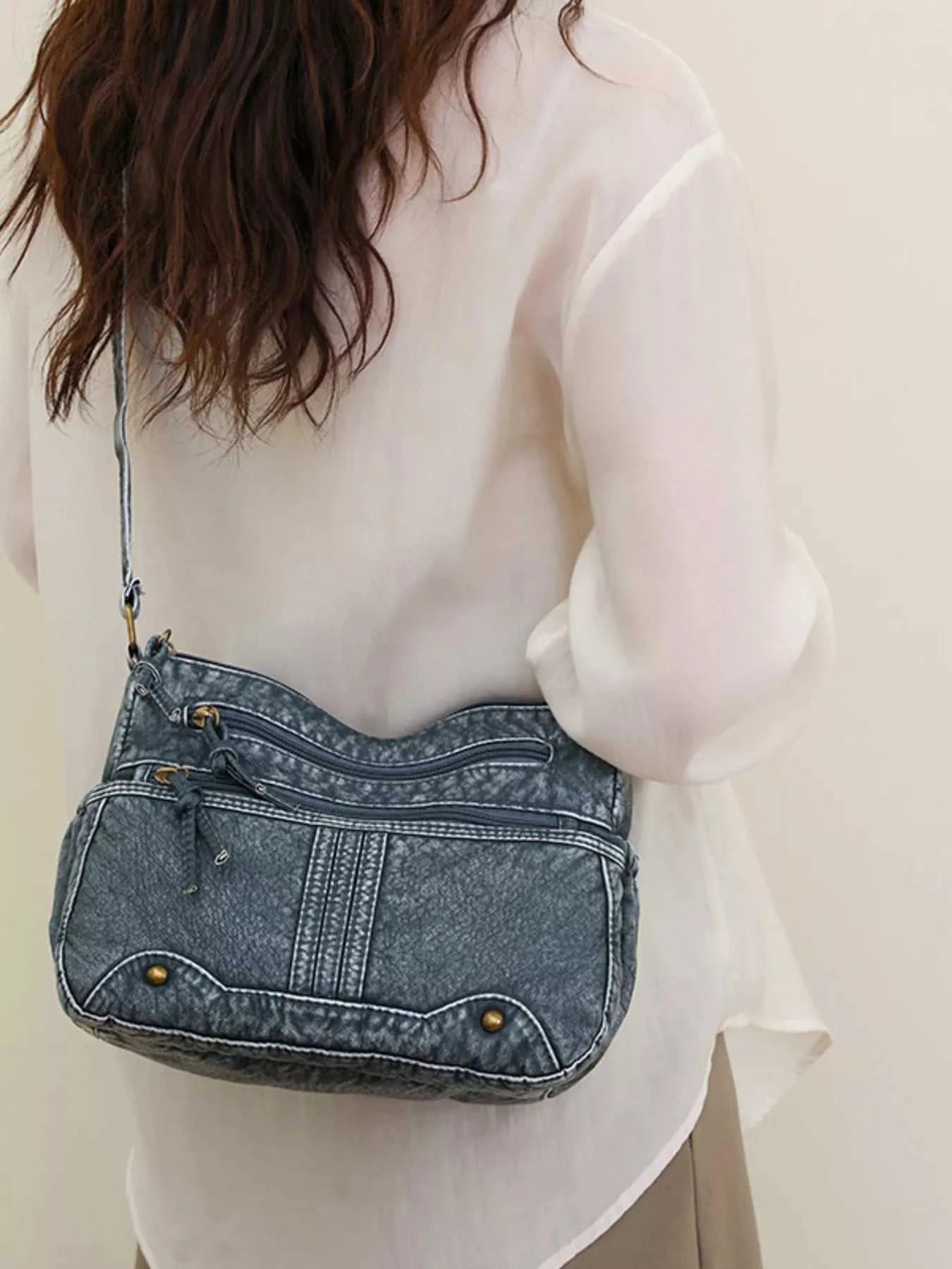 Multi-Pocket Crossbody Bag