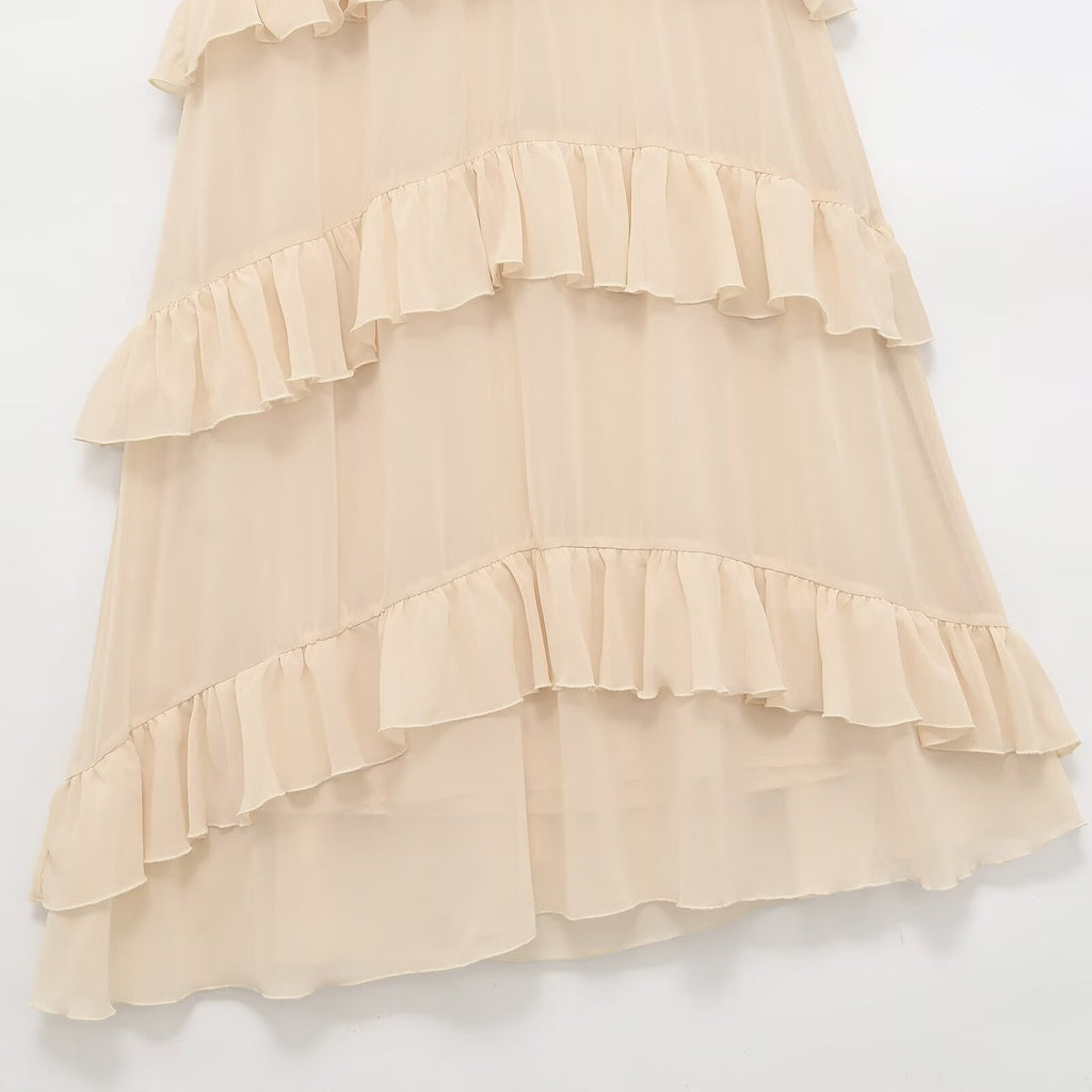 Stacked decorative MIDI dress