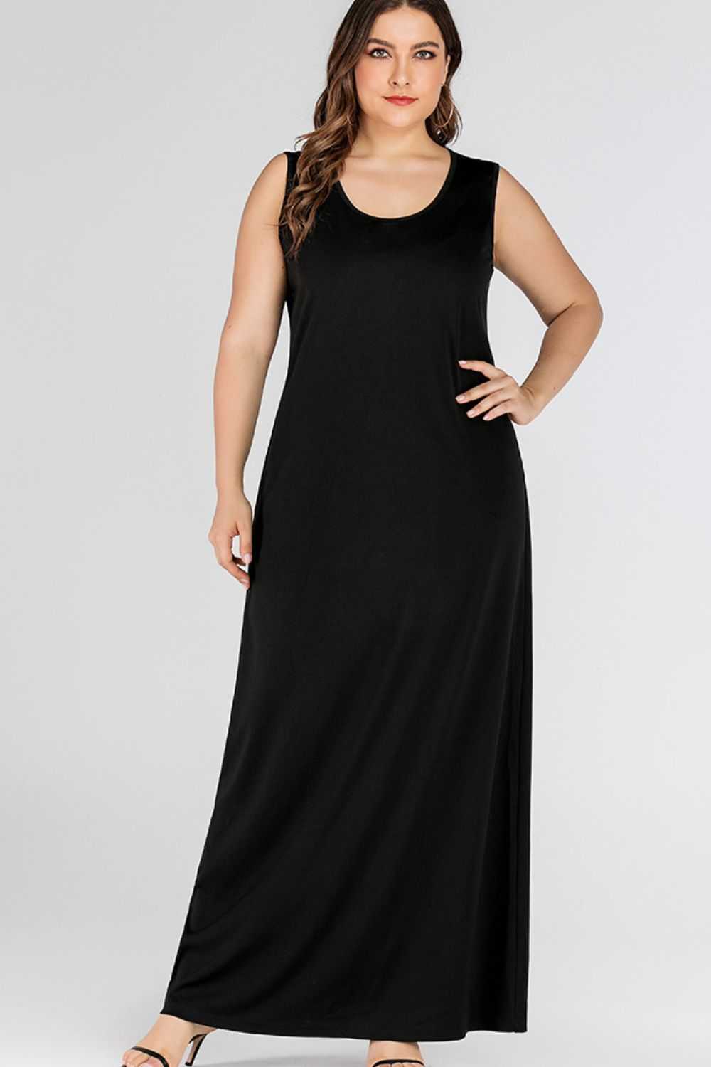 Plus Size Scoop Neck Maxi Tank Dress - product_type from hopeford-streams.myshopify.com