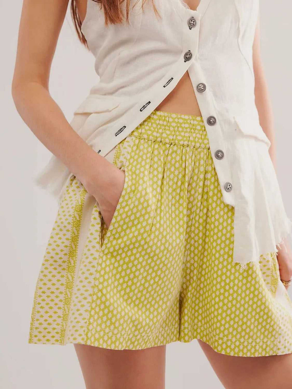 Elastic Waist Shorts