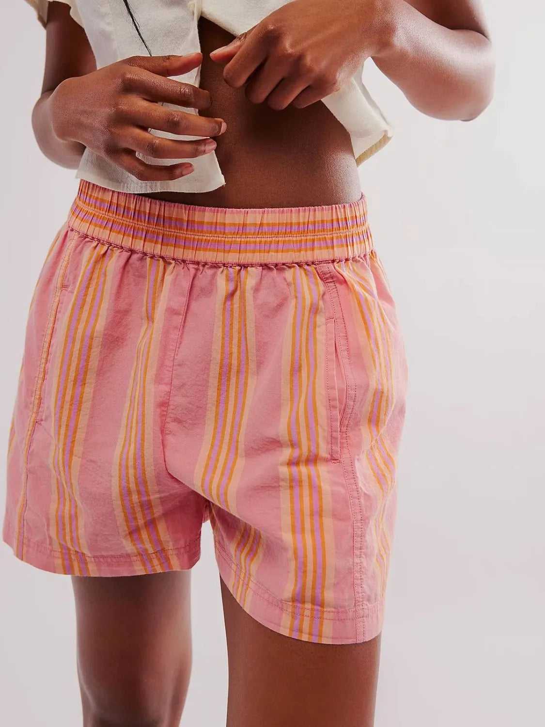 Elastic Waist Shorts