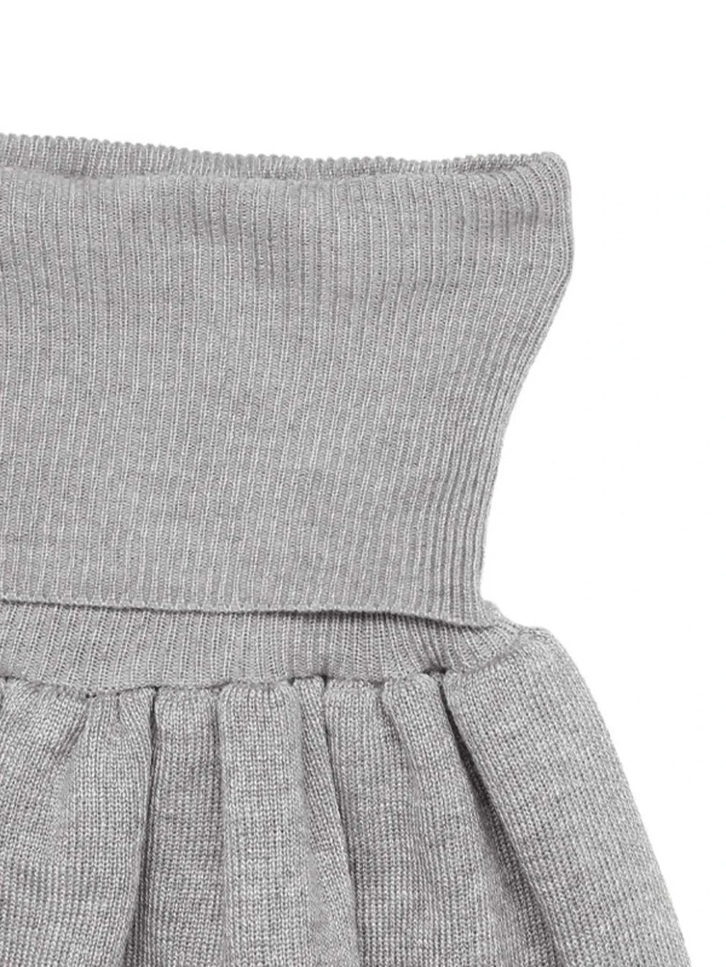 Ribbed Long Sleeve Top and Skirt Knit Set