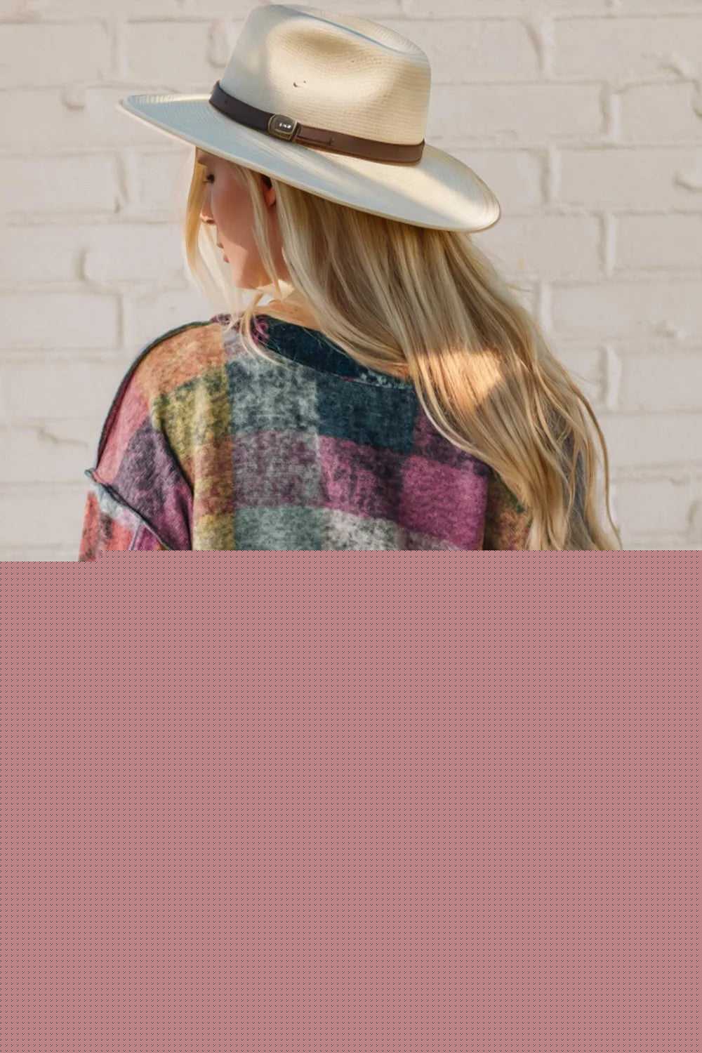 Double Take Full Size Exposed Seam Button Up Fleece Shacket -- 