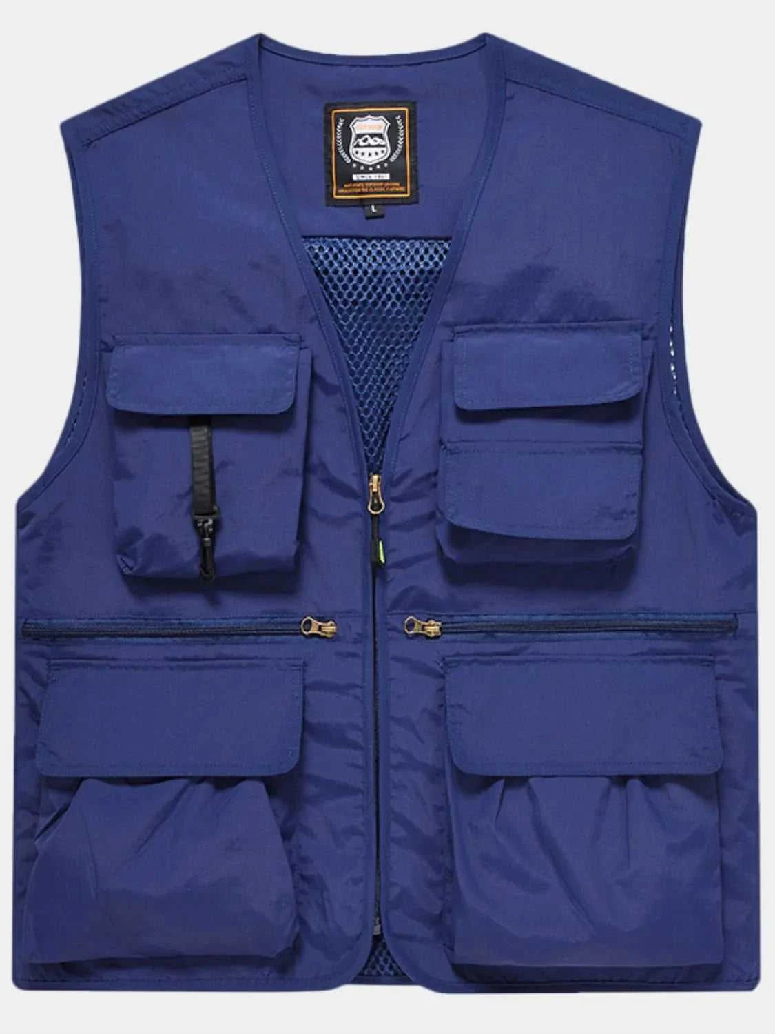 Men's Plus Size Zip Up Vest