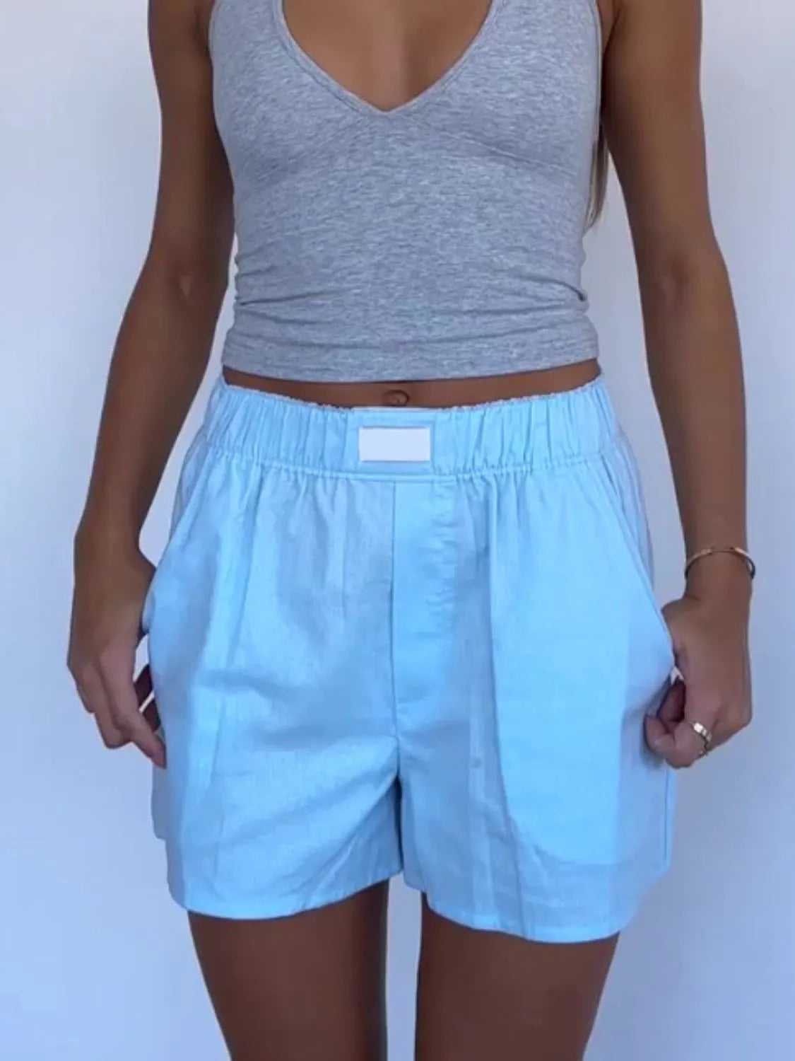 Elastic Waist Shorts