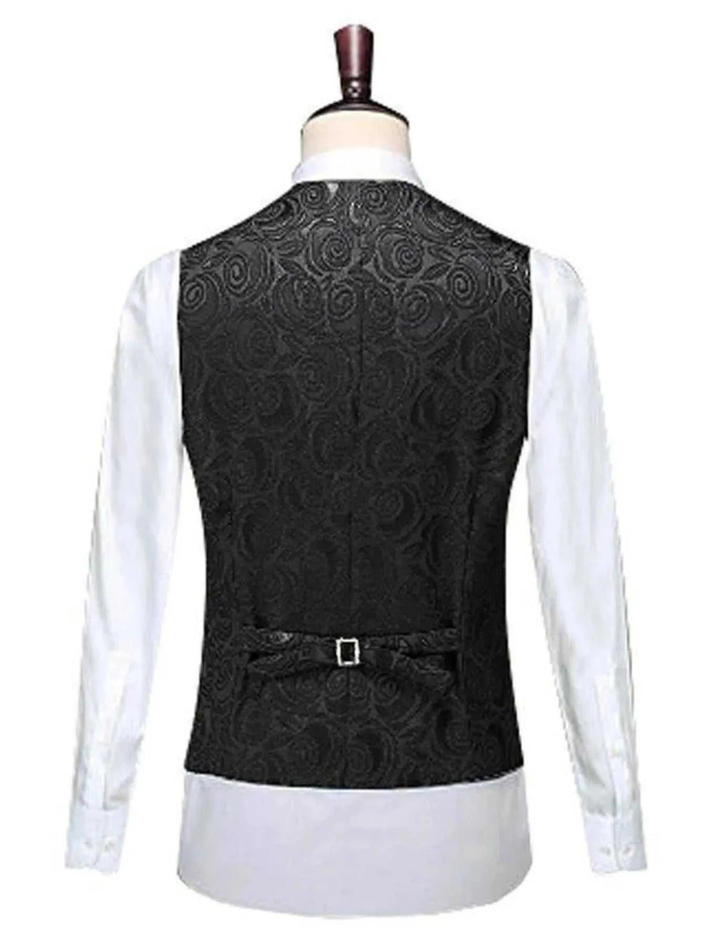 Men's Plus Size V-Neck Button Up Vest