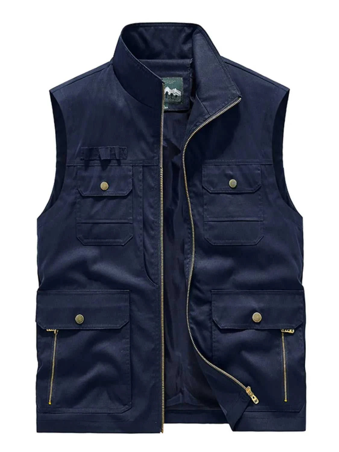 Men's Plus Size Zip Up Vest