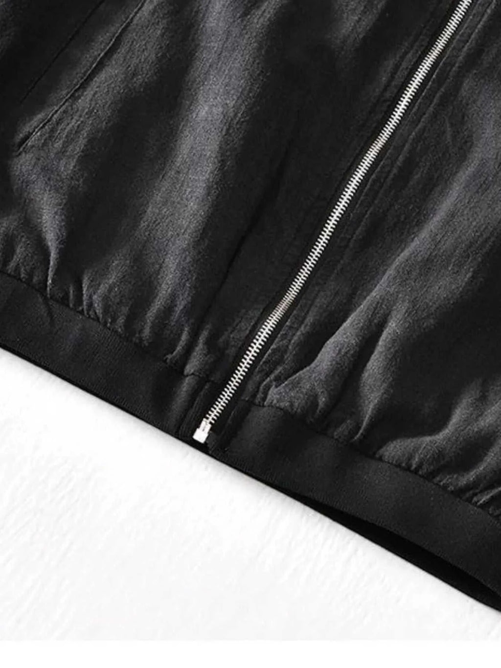 Men's Plus Size Zip Up Long Sleeve Jacket