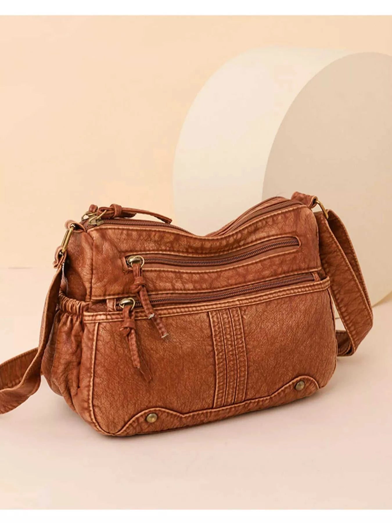 Multi-Pocket Crossbody Bag