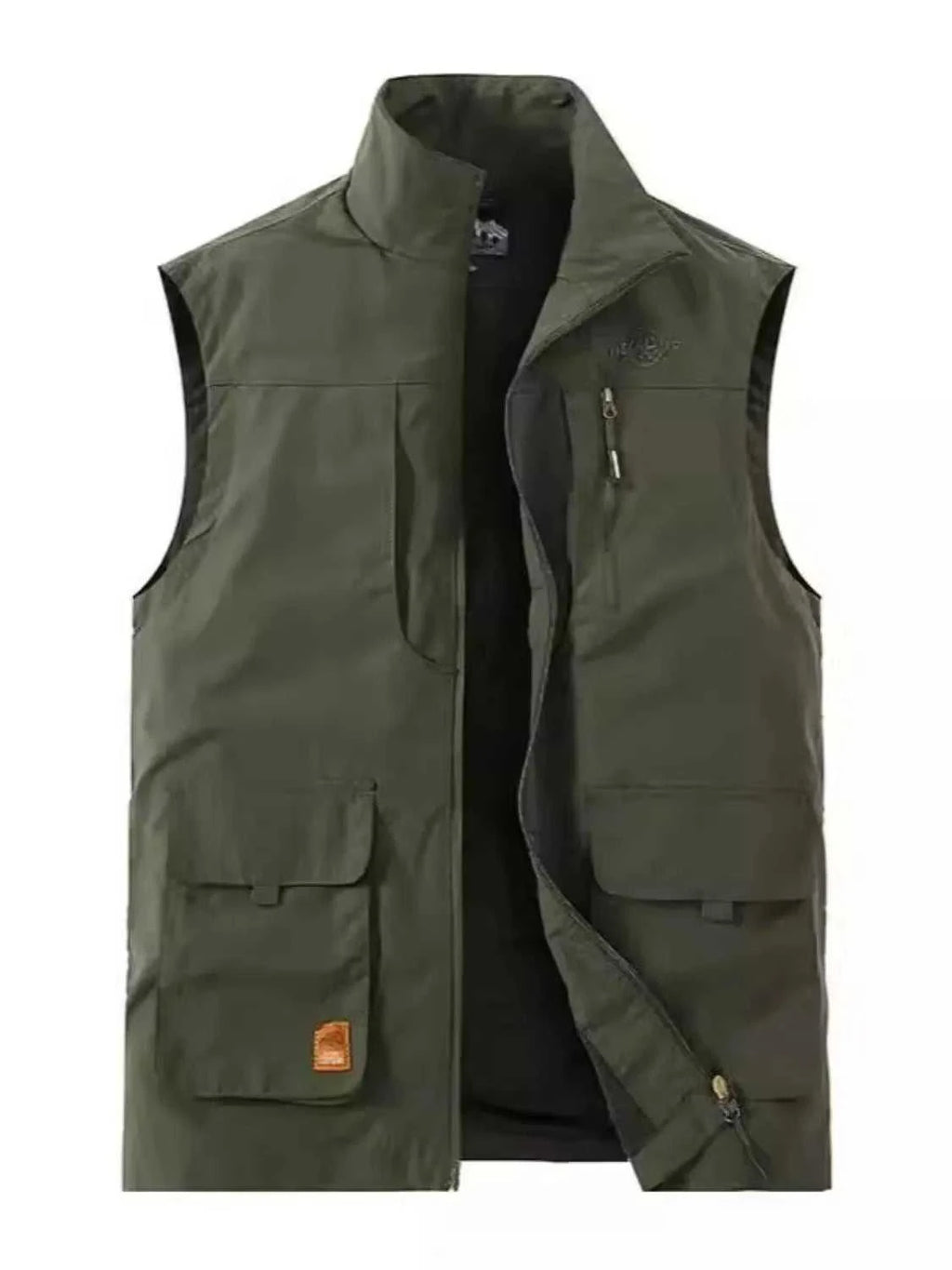 Men's Plus Size Zip Up Vest