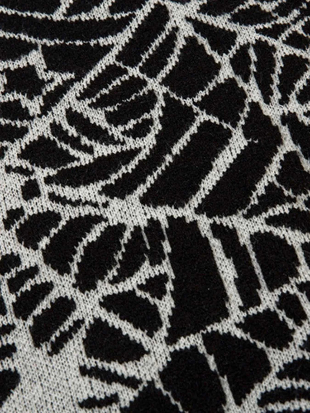 Men's Spider Web V-Neck Sweater Vest