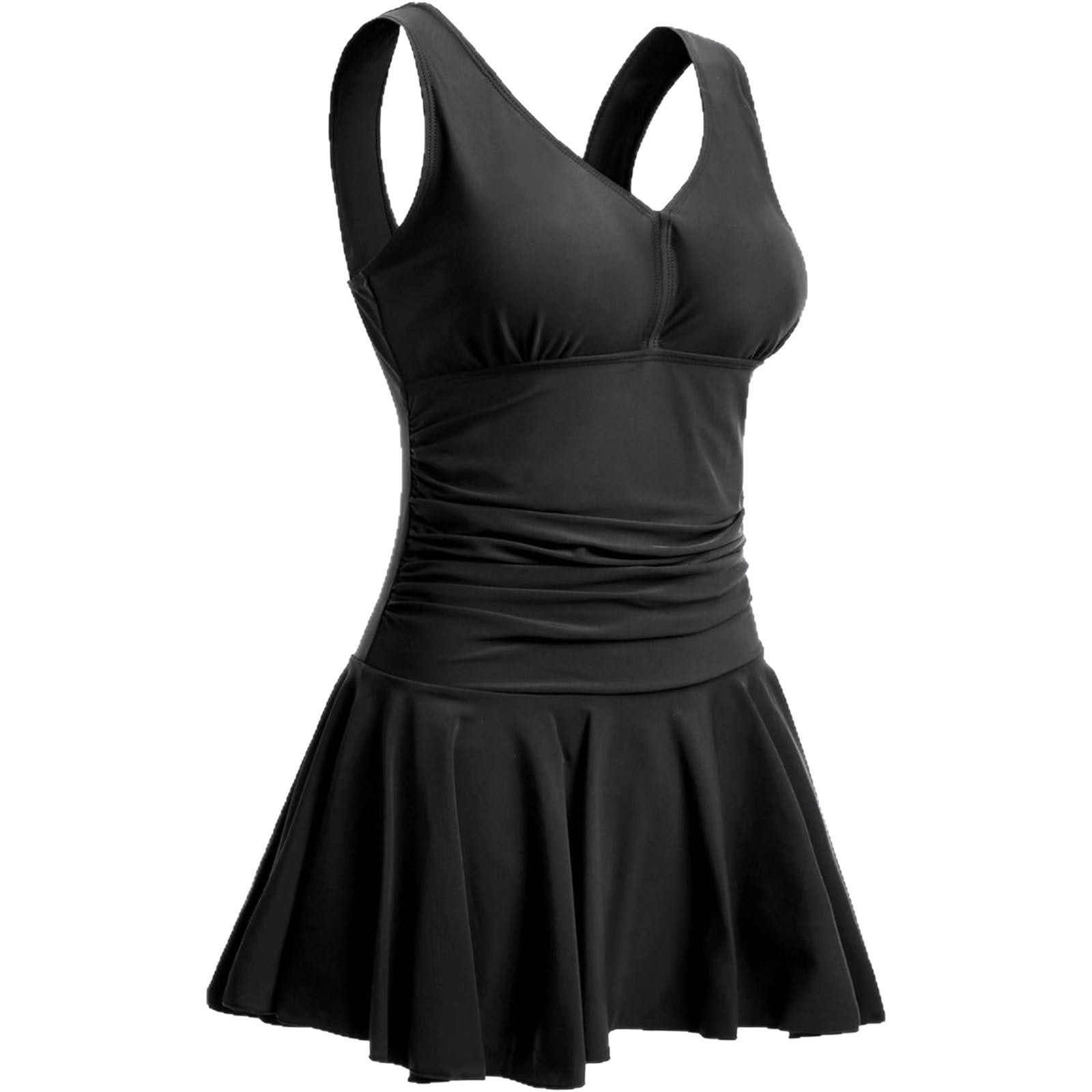 Swim Dress One-Piece – Skirted Swimsuit for Women