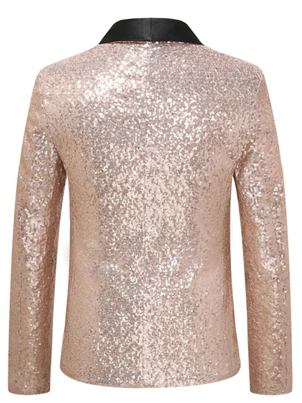 Men's Sequin Long Sleeve Blazer