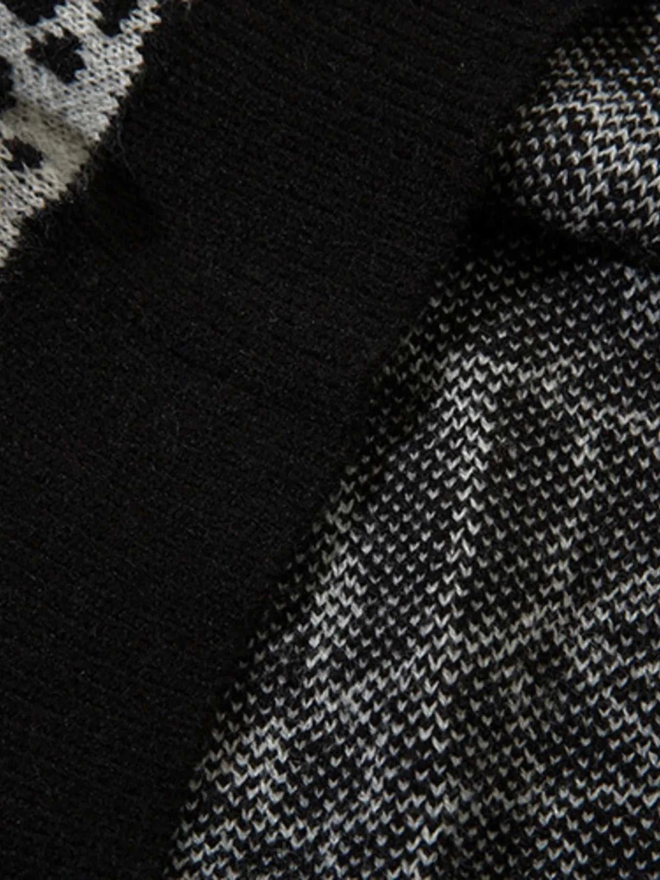 Men's Spider Web V-Neck Sweater Vest