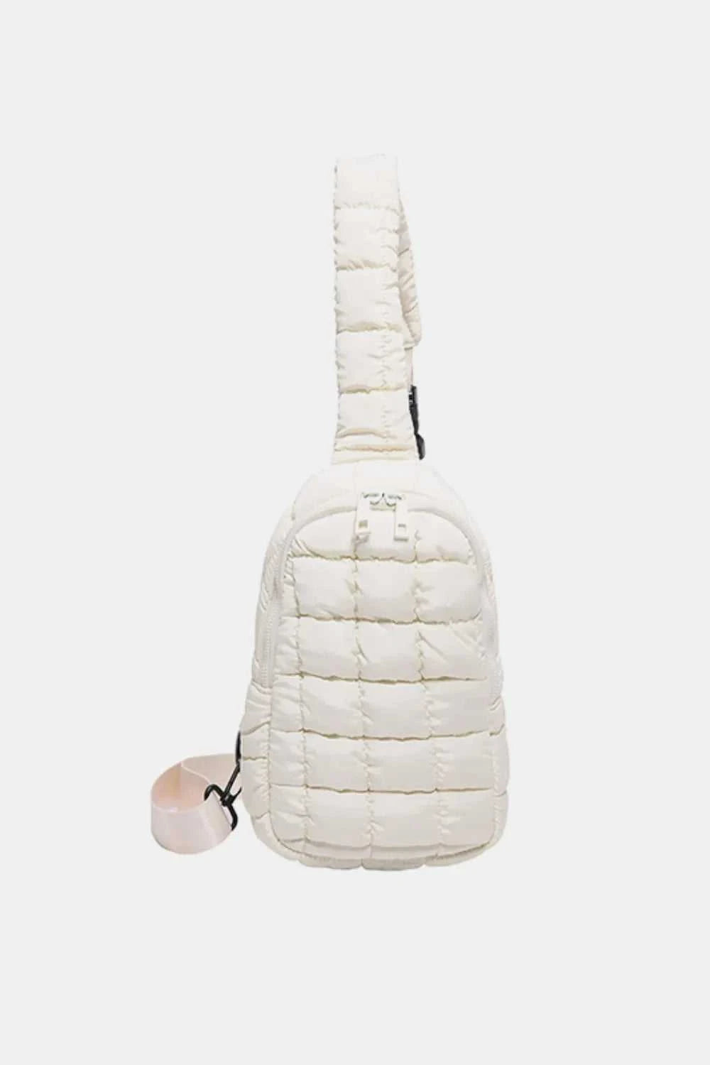 Quilted Nylon Crossbody Bag