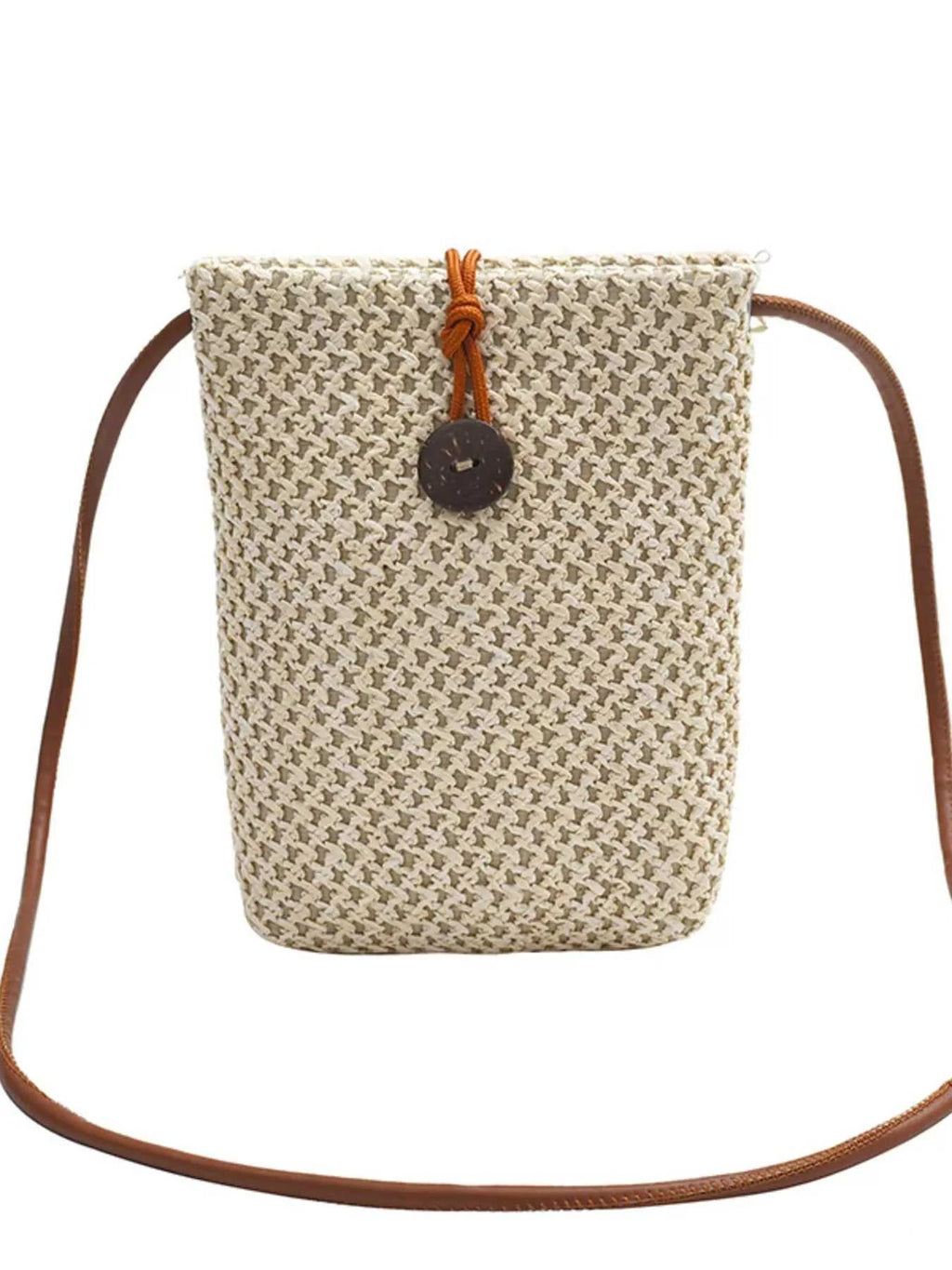 Straw Woven Crossbody Bag