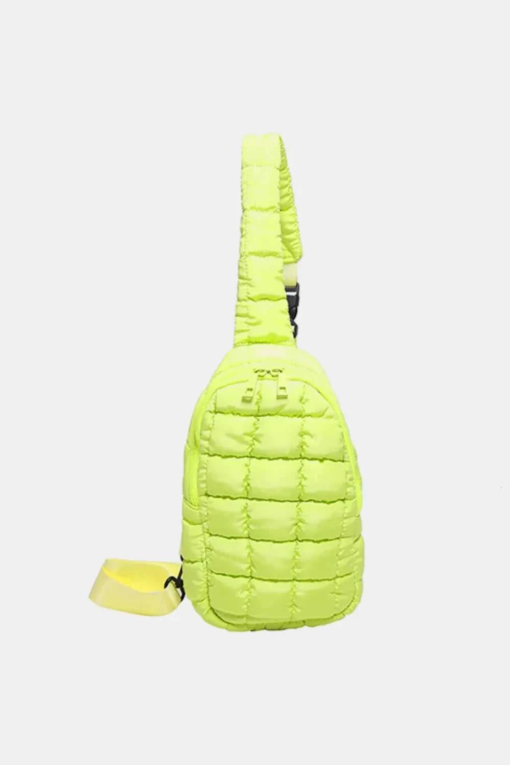 Quilted Nylon Crossbody Bag