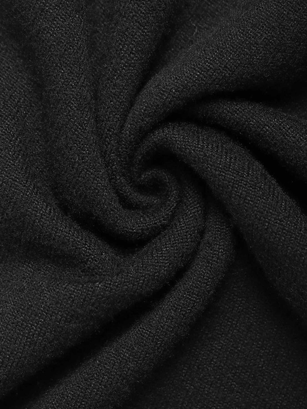 Asymmetrical Contrast Long Sleeve Dress -- 