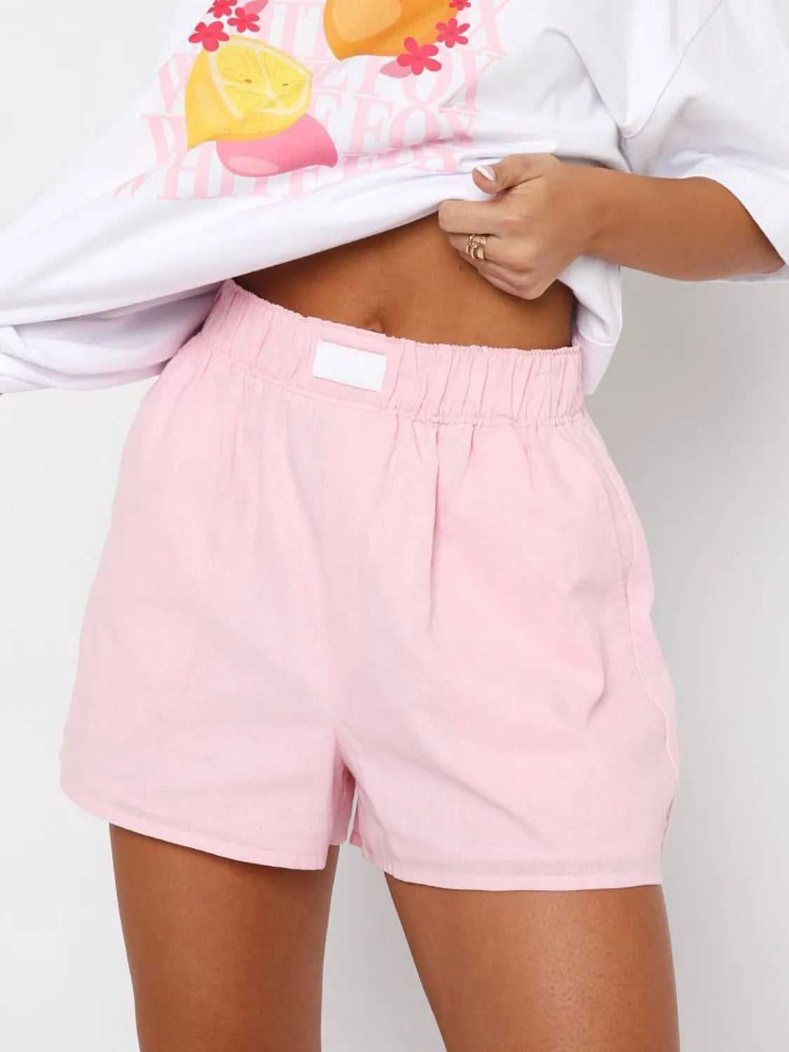 Elastic Waist Shorts