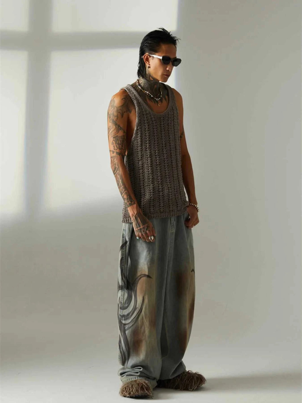 Men's Wide Strap Sweater Vest