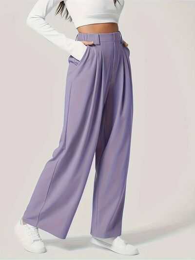 Women's Wide Leg Pants with Pockets