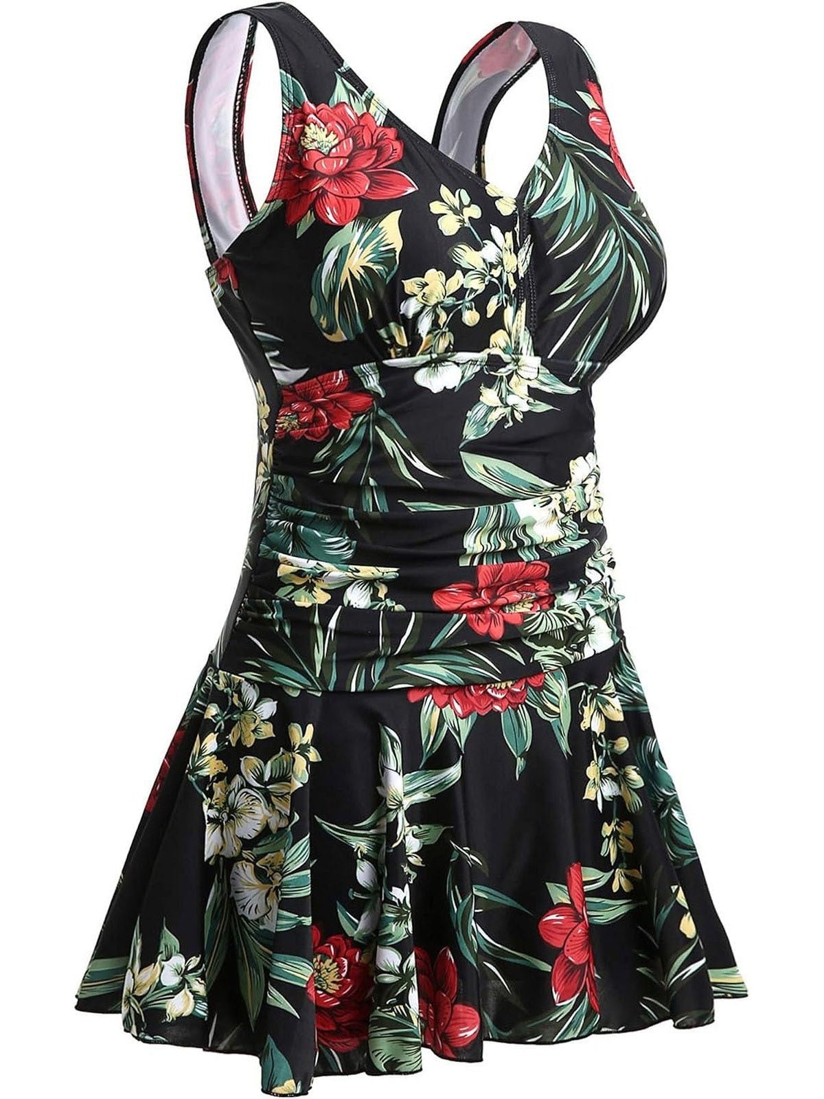 Swim Dress One-Piece – Skirted Swimsuit for Women
