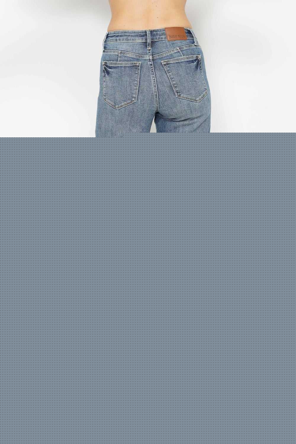 Judy Blue Full Size Tummy Control Straight Jeans -- 