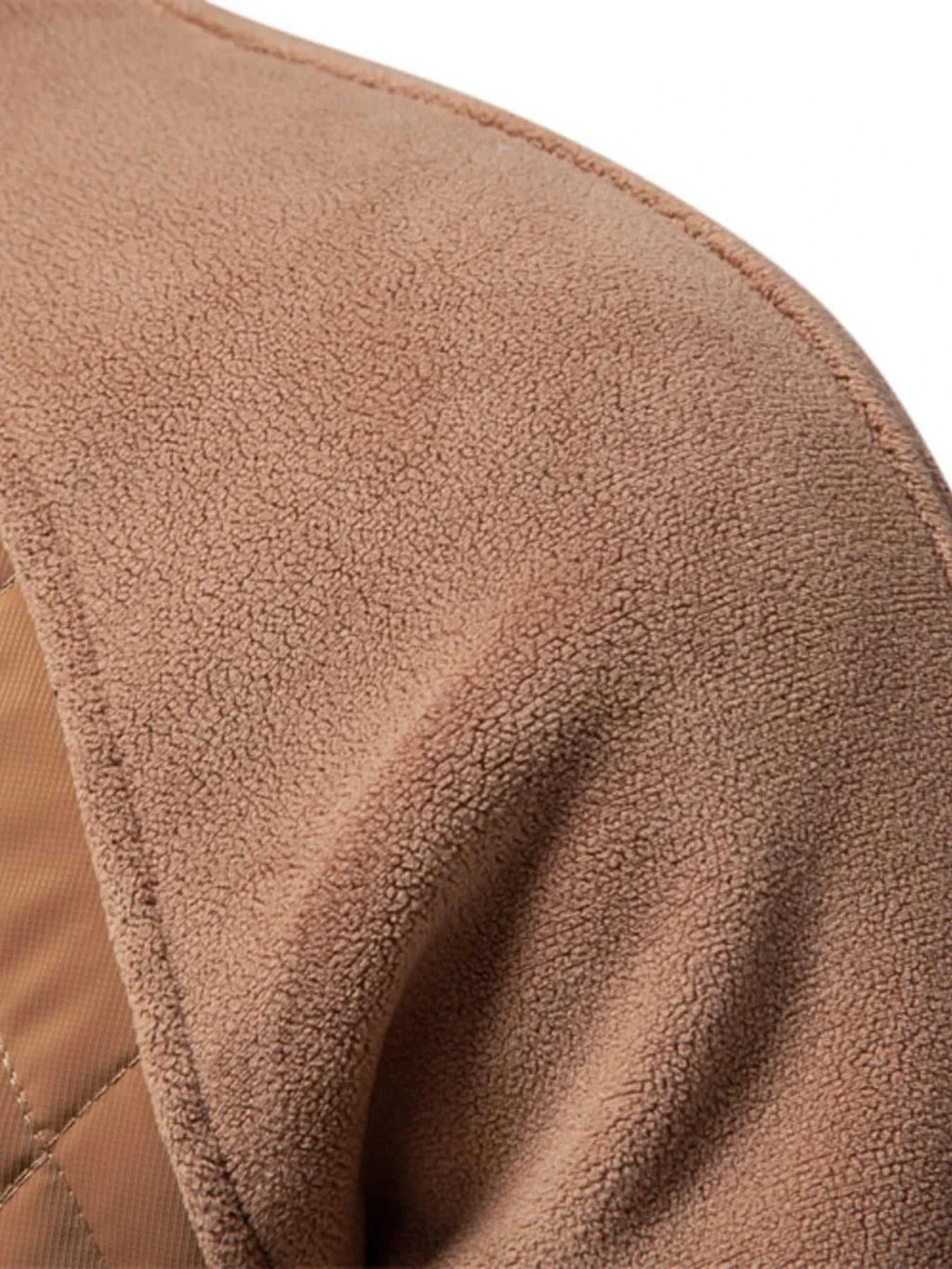 Men's Quilted Snap Down Long Sleeve Jacket