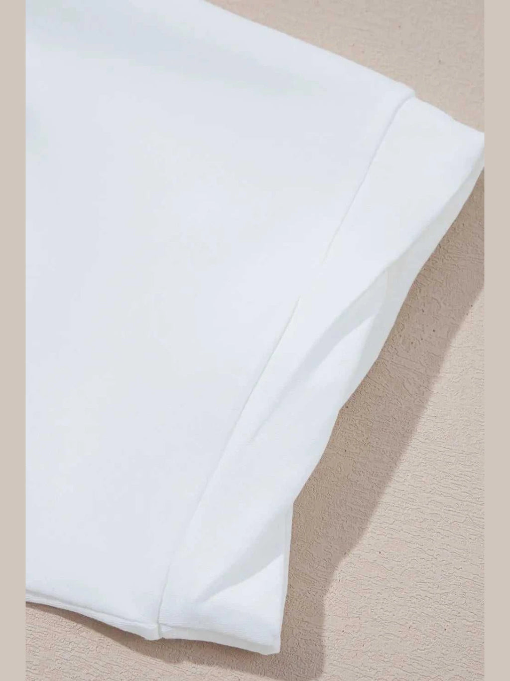 Loose Half Sleeve Hi Low Hem T Shirt -- 