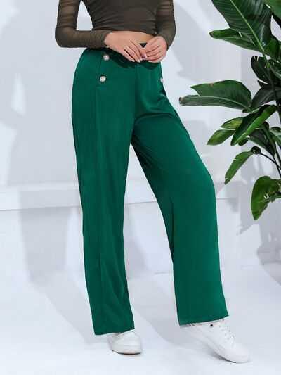 Wide Leg Pants -- 