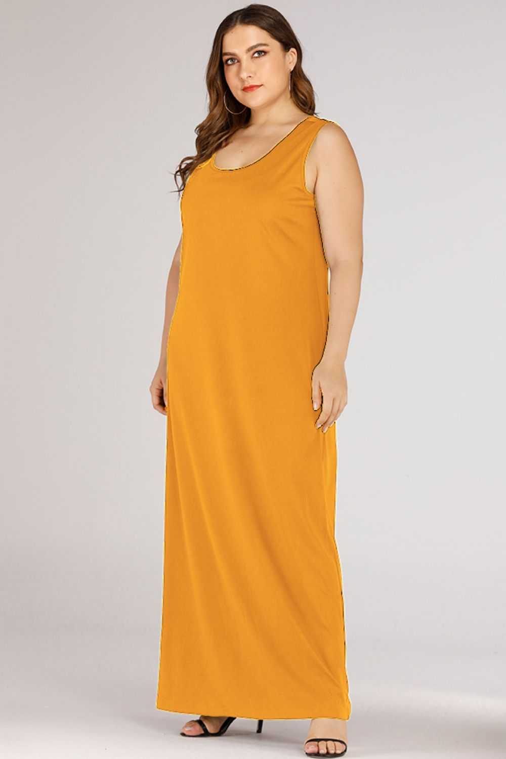 Plus Size Scoop Neck Maxi Tank Dress - product_type from hopeford-streams.myshopify.com