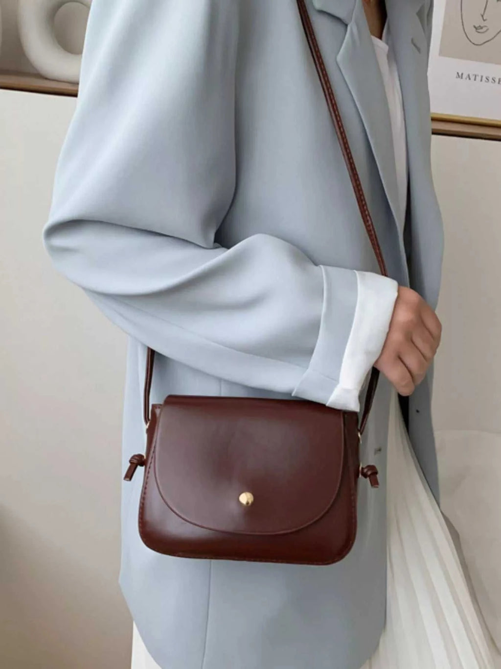 PU Leather Crossbody Bag