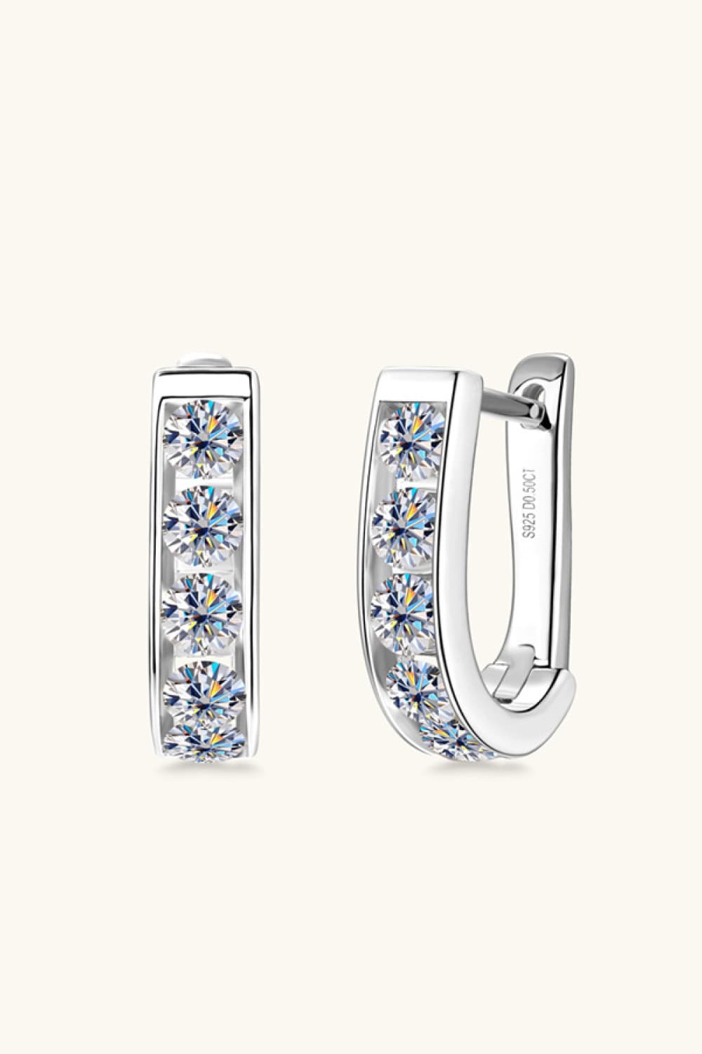 1 Carat Moissanite 925 Sterling Silver Earrings - product_type from hopeford-streams.myshopify.com