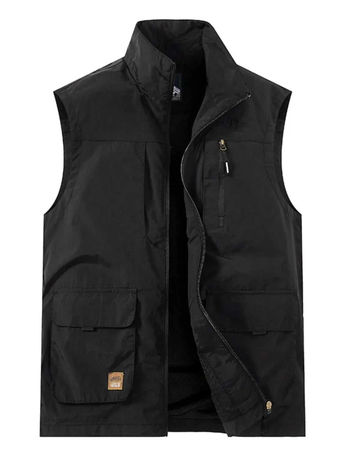 Men's Plus Size Zip Up Vest