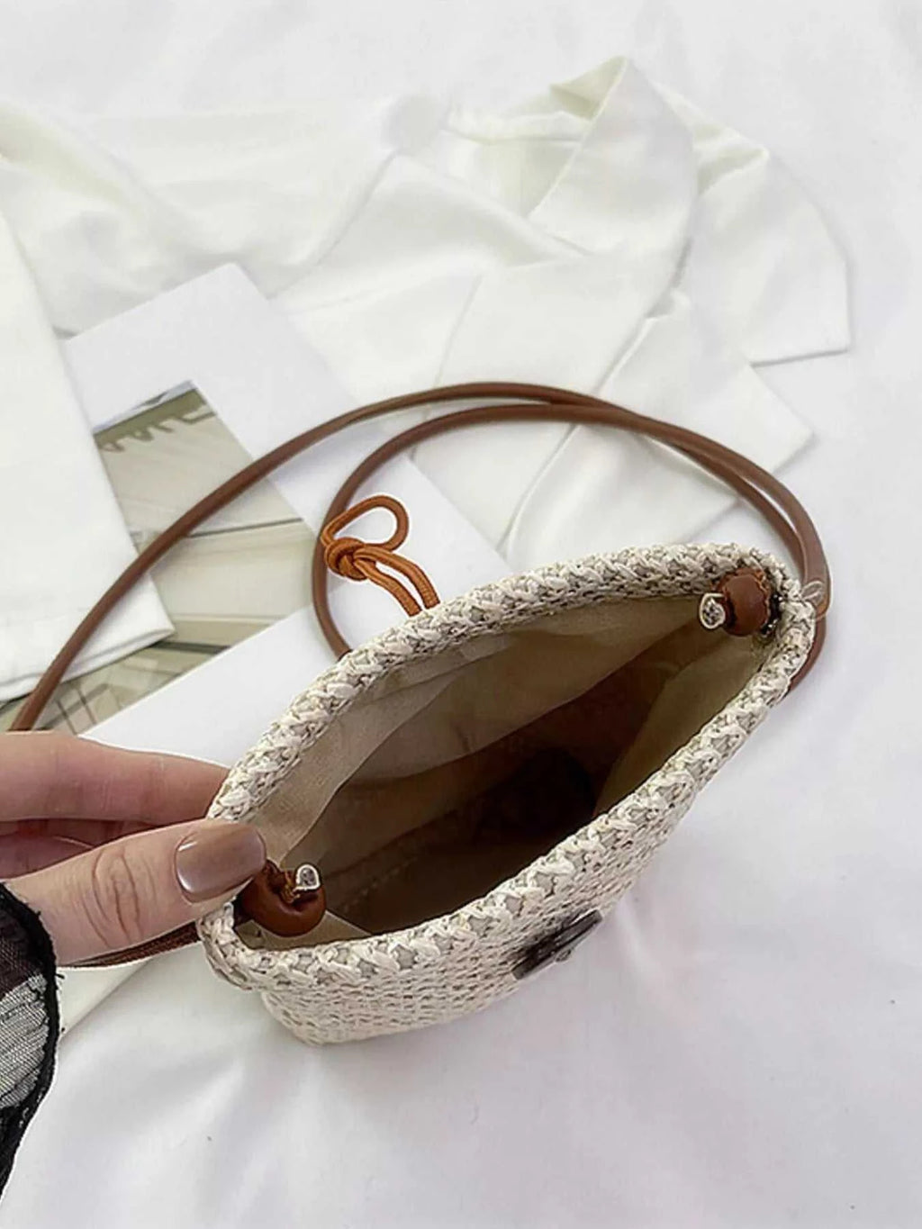 Straw Woven Crossbody Bag