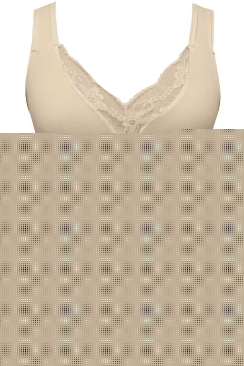 Full Size Lace Detail V-Neck Tank Plus Size