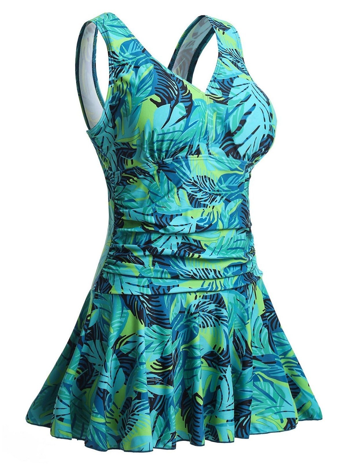 Swim Dress One-Piece – Skirted Swimsuit for Women