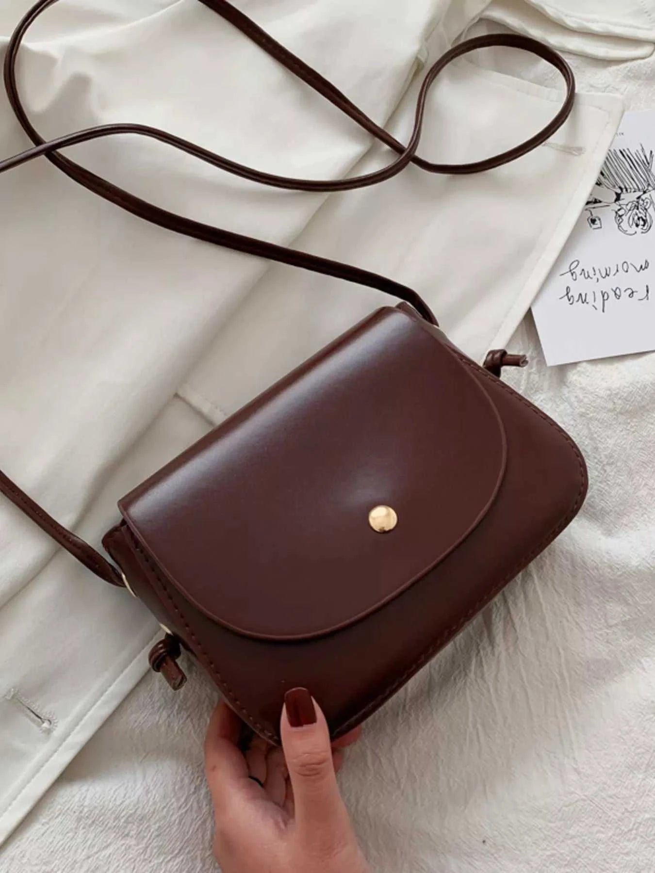 PU Leather Crossbody Bag