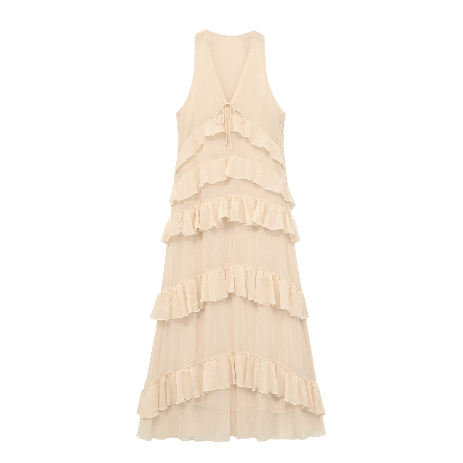 Stacked decorative MIDI dress