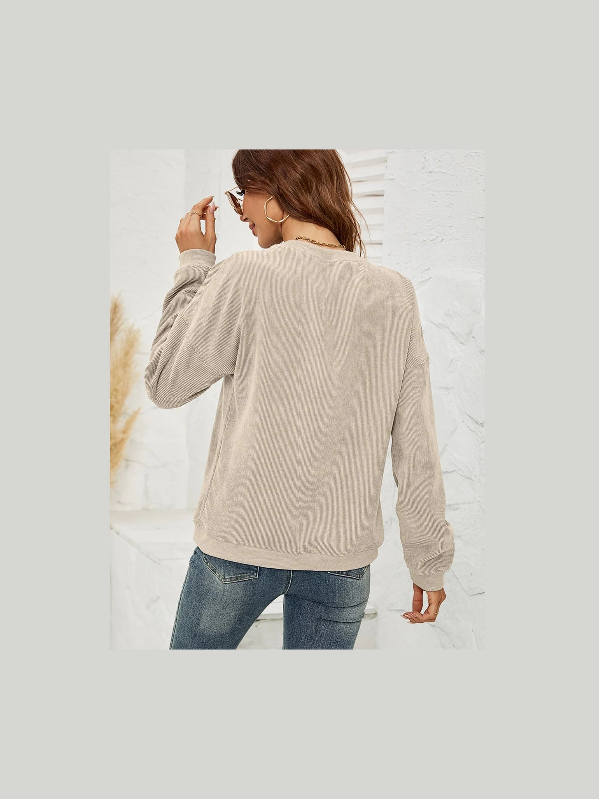 DON'T STOP BELIEVING Graphic Sweatshirt -- 