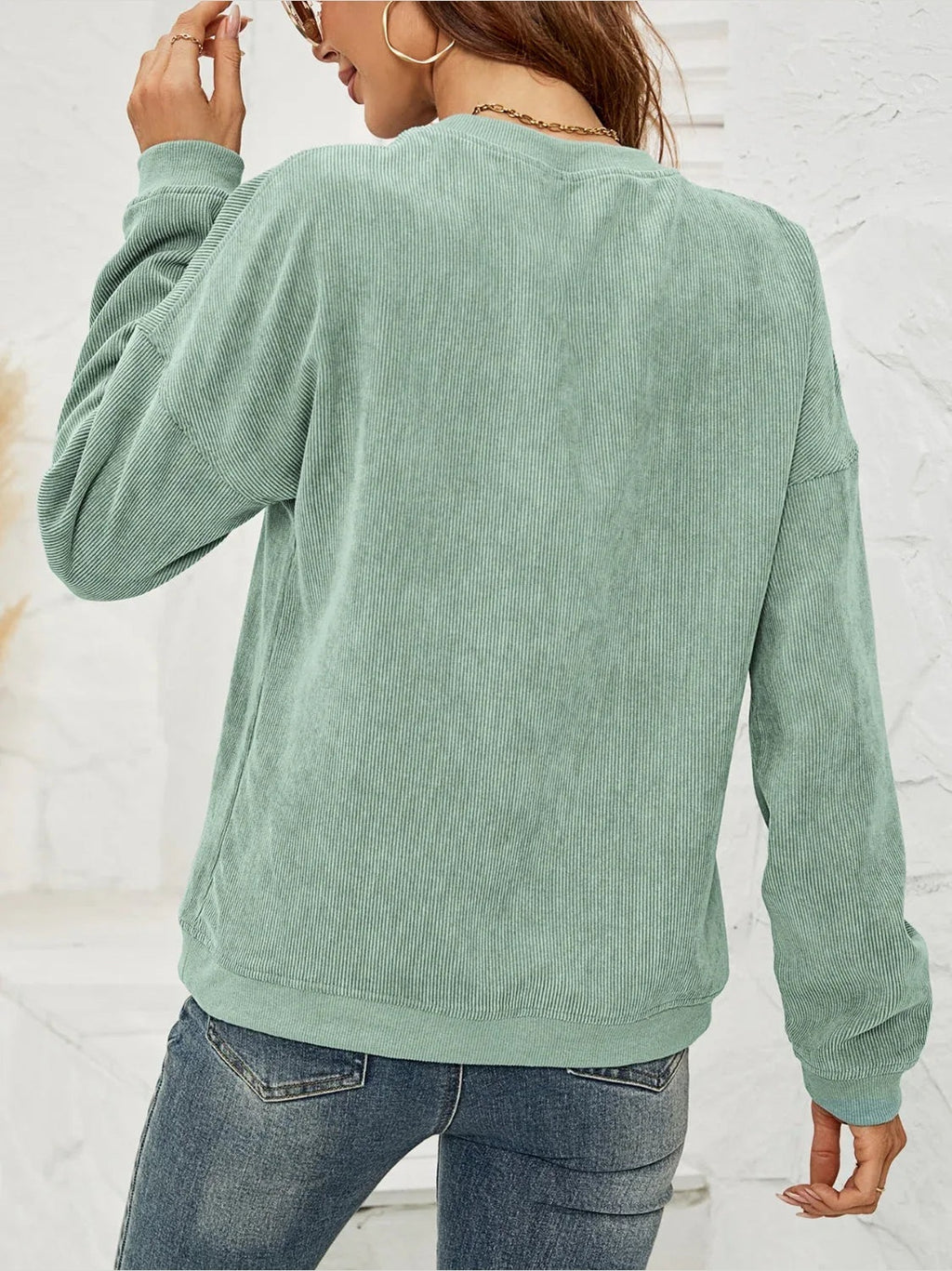 DON'T STOP BELIEVING Graphic Sweatshirt -- 