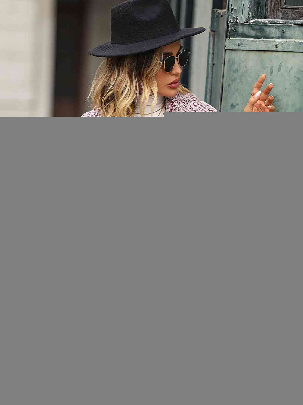 Full Size Button Down Collared Neck Vest -- 