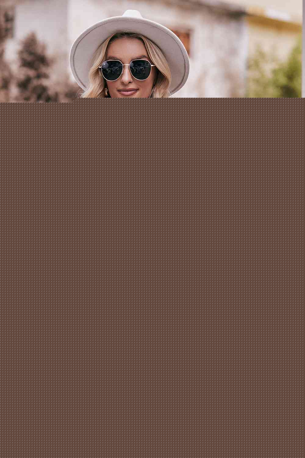 Womens Plaid Dropped Shoulder Hooded Jacket -- 